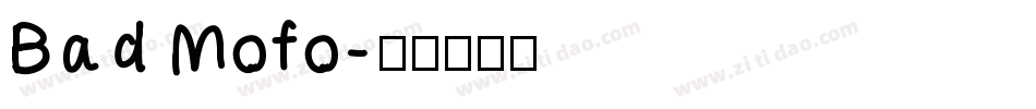 Bad Mofo字体转换